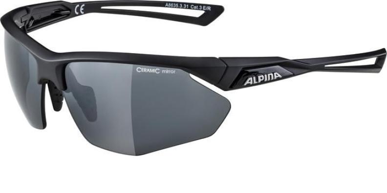 Alpina NYLOS HR Sonnenbrillen - black matt black mirror