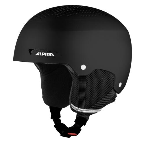 Alpina Pala Skihelm - Black Matt-White