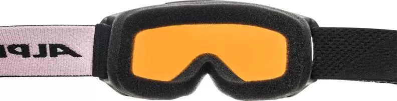Alpina Piney Ski Goggles - Black Rose Mirror Orange