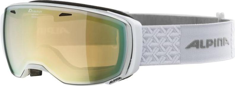 Alpina Skibrille ESTETICA Q-Lite - Pearlwhite Mirror Orange S2