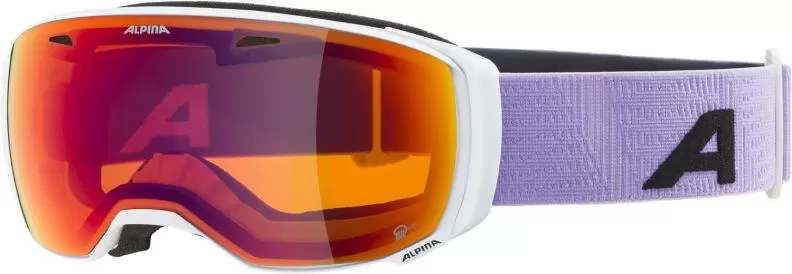 Alpina Goggles ESTETICA Q-Lite - White-Lilac Matt/Rainbow