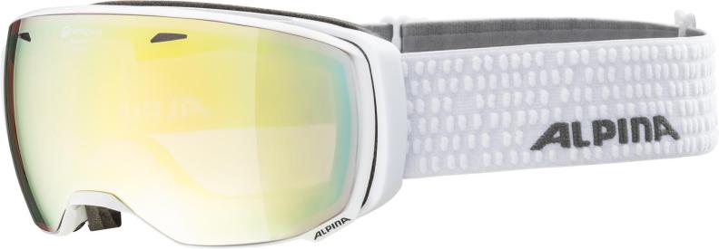 Alpina Skibrille ESTETICA Q – White Mirror Gold