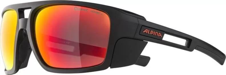 Alpina SKYWALSH Eyewear - black matt, red mirror