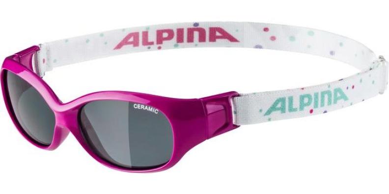 Image of Alpina SPORTS FLEXXY Kids Sonnenbrillen - polka-dots black