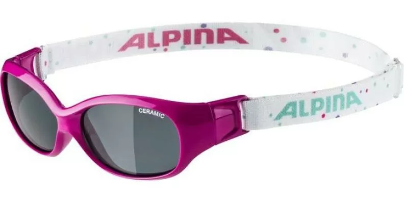 Alpina SPORTS FLEXXY Kids Sportbrille - polka-dots black Alpina SPORTS FLEXXY Kids Sportbrille - polka-dots black