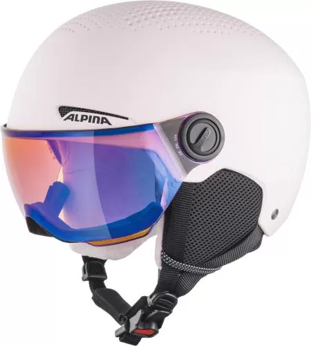 Alpina Zupo Visor Ski Helmet - Rose Matt