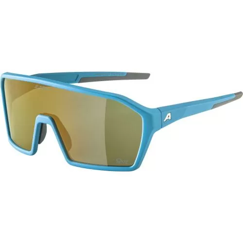 Alpina Ram Q-Lite Sonnenbrille - smoke-blue matt, gold cat. 3