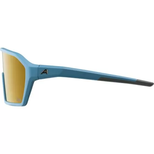 Alpina Ram Q-Lite Sonnenbrille - smoke-blue matt, gold cat. 3