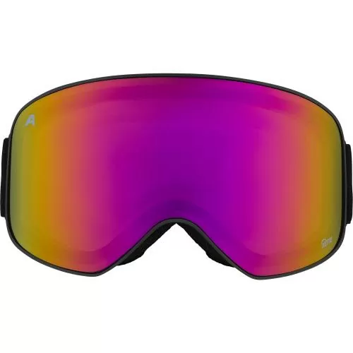 Alpina Slope Q-Lite Ski Goggles - black matt, red s2