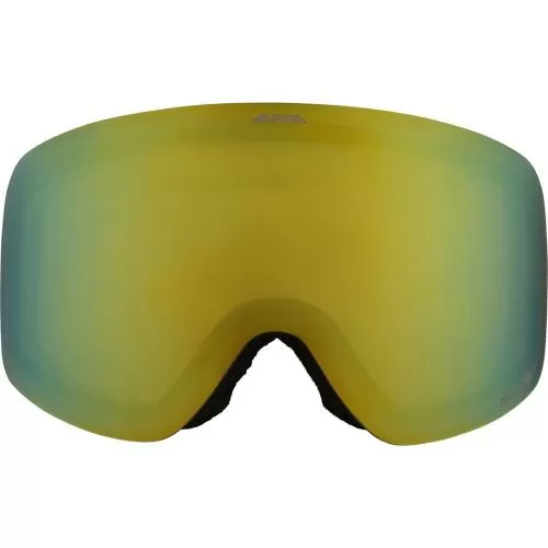 Alpina Penken Q Ski Goggles - black matt, q gold s2
