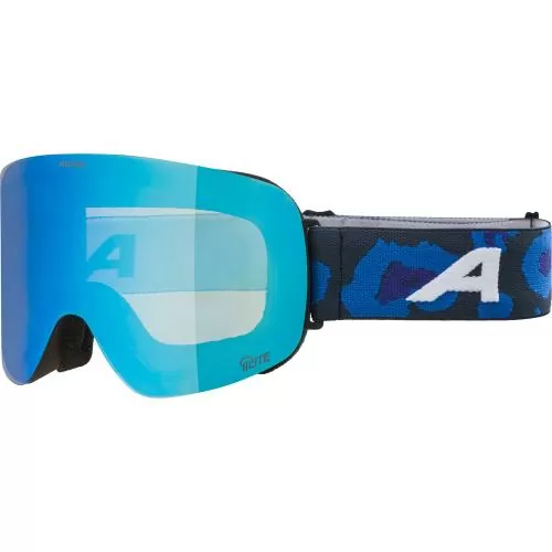 Alpina Penken Q-Lite Skibrille - black lilac, blue s2