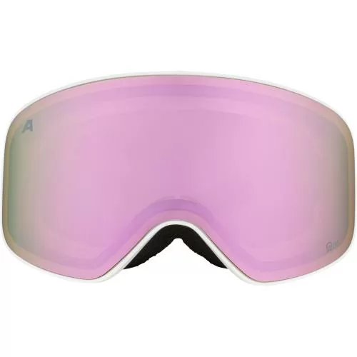 Alpina Fernie Q-Lite Kinder Skibrille - white flower, rose s2