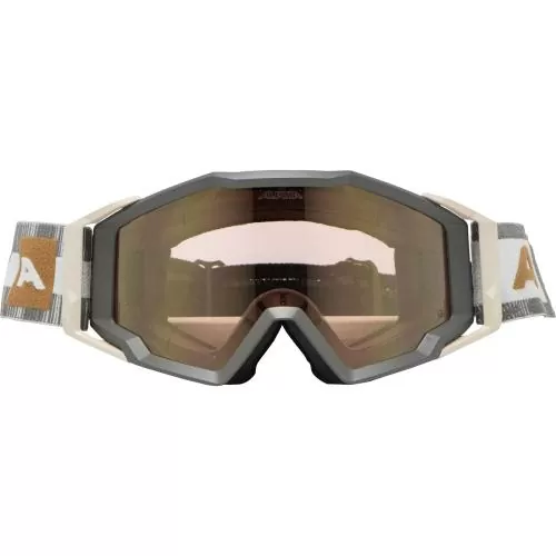 Alpina Circust Q-Lite Skibrille - sand mat, gold s2