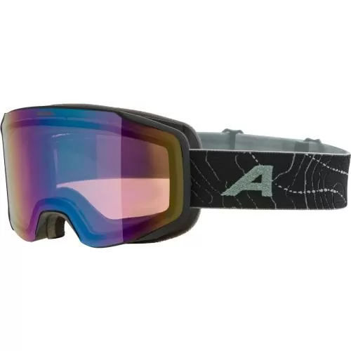 Alpina Taos Q Skibrille - black-green matt, q green s2