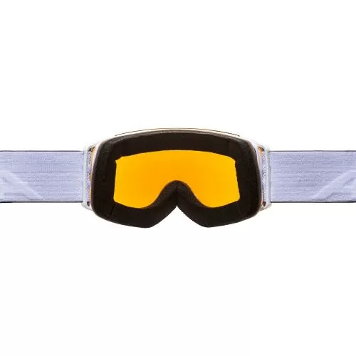 Alpina Falera Mag Q-Lite Skibrille - white matt, red s2
