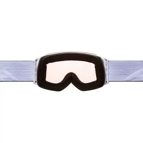 Alpina Falera Mag Q-Lite Skibrille - white matt, red s2
