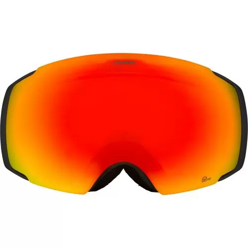 Alpina Falera Mag Q-Lite Ski Goggles - black matt, red s2