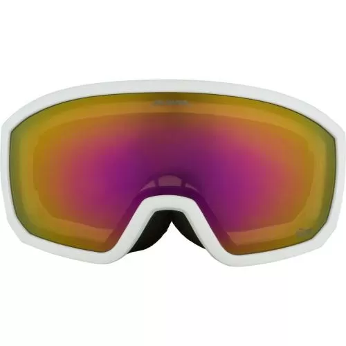 Alpina Scarabeo Jr. Q-Lite Kinder Skibrille - white matt, red s2