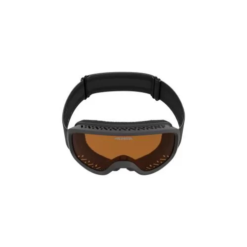 Alpina Piney 2.0 Childrens Ski Goggles - black matt, orange s2