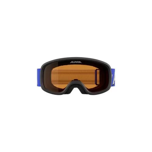 Alpina Piney 2.0 Childrens Ski Goggles - blue matt, orange s2