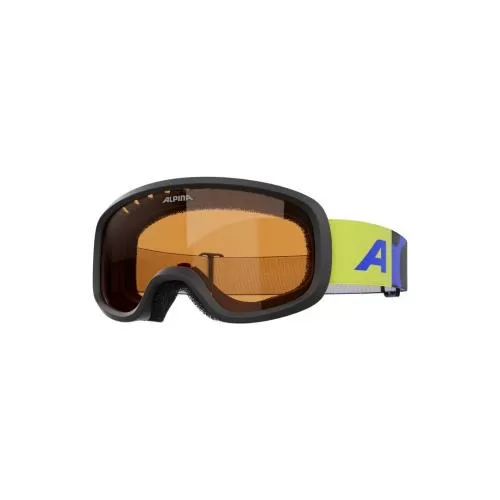Alpina Carvy 3.0 Kinder Skibrille - black matt, orange s2