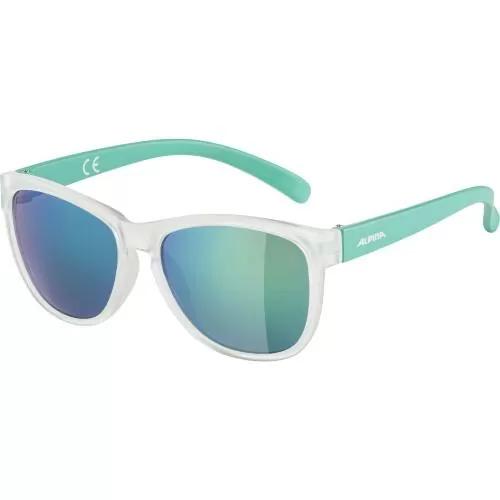 Alpina Luzy Children'S Sunglasses - green-transparent matt, green mirror cat.3