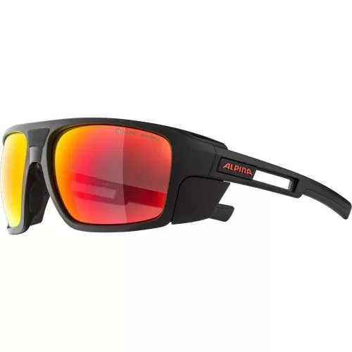 Alpina SKYWALSH Eyewear - black matt, red mirror
