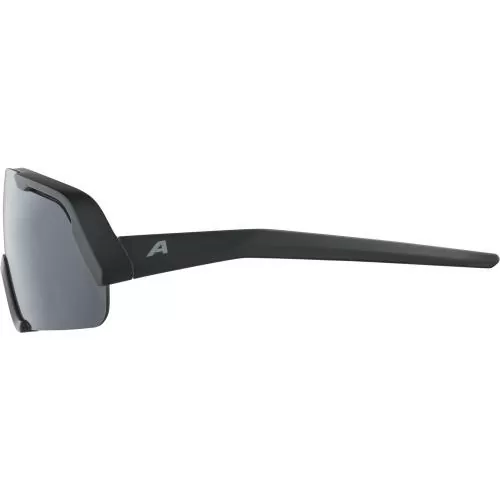 Alpina Rocket Junior Sonnenbrille - Black Matt, Black Mirror