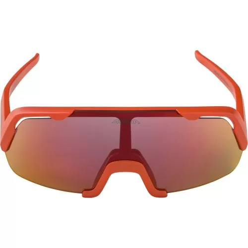 Alpina Rocket Junior Sonnenbrille - Pumpkin-Orange Matt, Yellow Mirror
