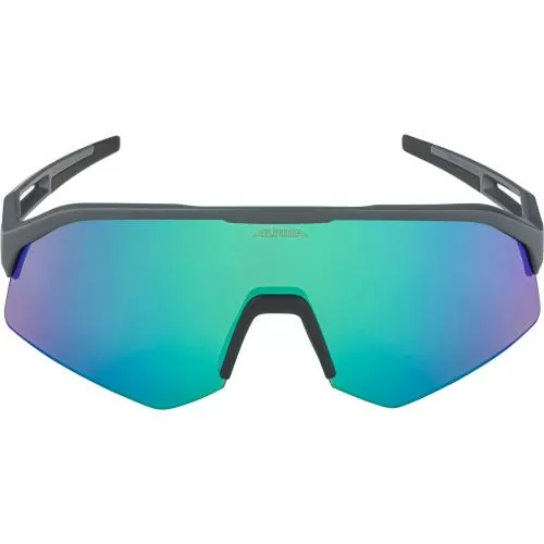 Alpina Sonic Hr Q-Lite Sonnenbrille - midnight-grey matt, green cat. 2