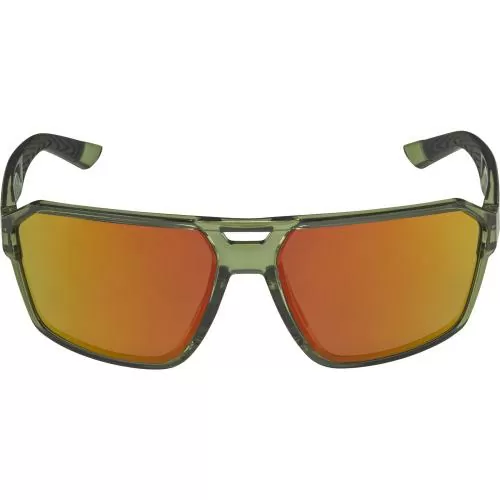 Alpina Swift Sonnenbrille - green-transparent matt, mirror gold cat. 3