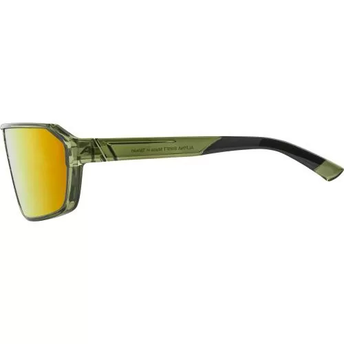 Alpina Swift Sonnenbrille - green-transparent matt, mirror gold cat. 3