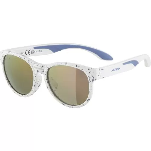Alpina Jola Children'S Sunglasses - white lilac, pink mirror cat. 3