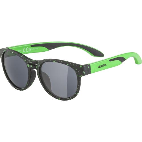 Alpina Jola Kinder Sonnenbrille - black-green matt, black cat.3
