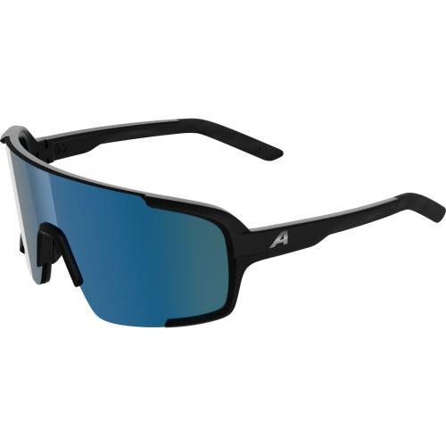 Alpina Lumin Sportbrille - black matt, blue mirror cat. 2