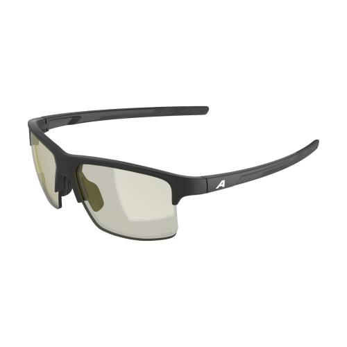 Alpina Eagle Q-Lite Sportbrille - black matt, yellow cat. 1