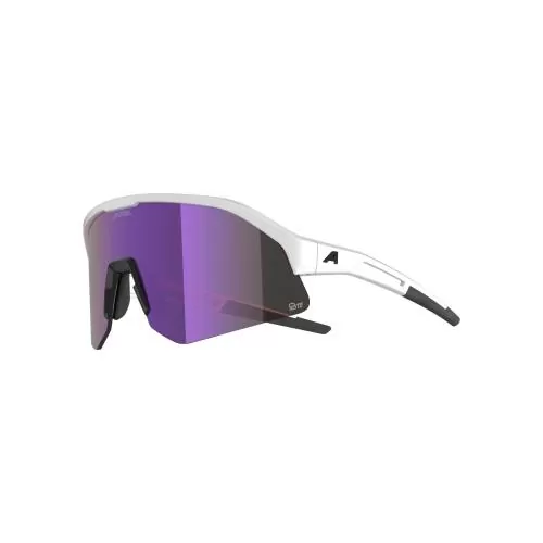 Alpina Sonic Hr M Q-Lite Sportbrille - white gloss, pink cat. 2