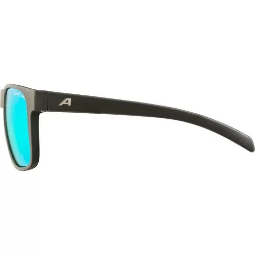 Alpina NACAN III Sonnenbrillen - Coffee-Grey Matt, Neon Yellow Mirror