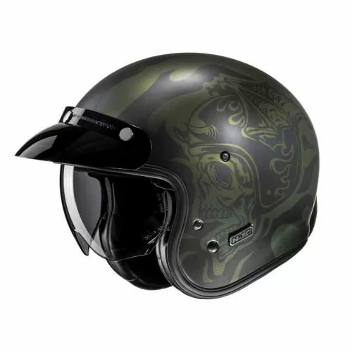 HJC V 31 Jet Helmet - flame mc4sf