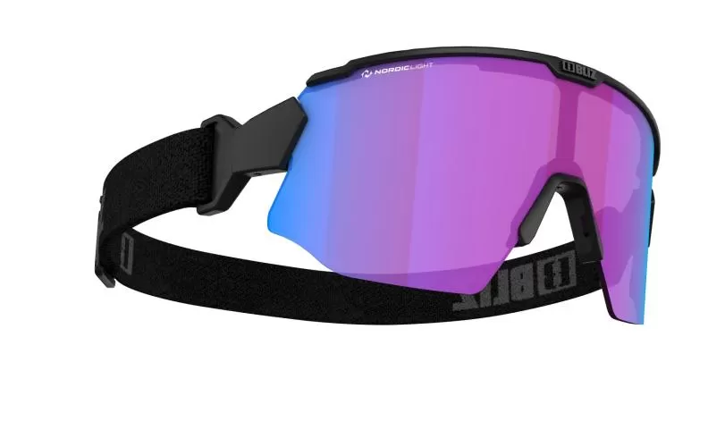 Bliz Eyewear Breeze Nano Optics Nordic Light - Black Begonia with Blue Multi