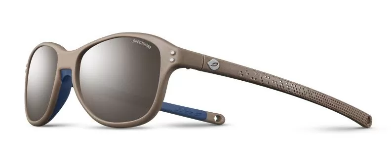 Julbo Sonnenbrille Boomerang - Kastanienbraun-Blau, Grau Flash Silber