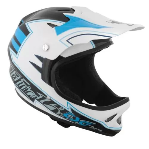 TSG Bike Helmet Staten Graphic Design - Black-Blue