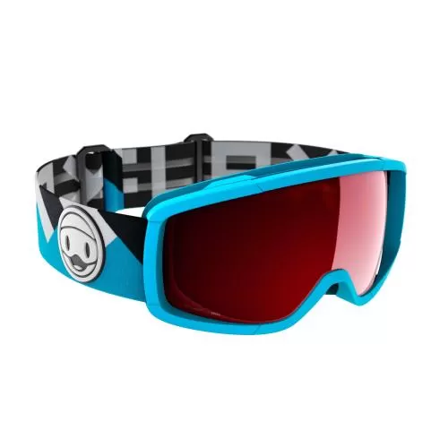 Flaxta Ski Goggle Candy Junior - Flaxta Blue - Dark Red
