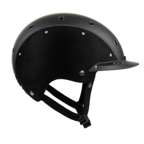 Casco Champ 3 Nubuk Reithelm - Schwarz