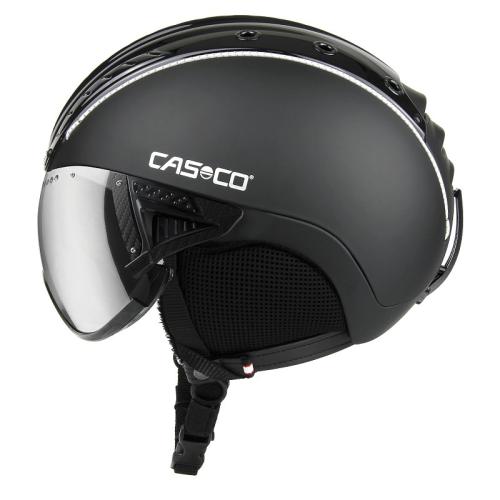 Casco SP-2 Carbon Visier Skihelm - schwarz