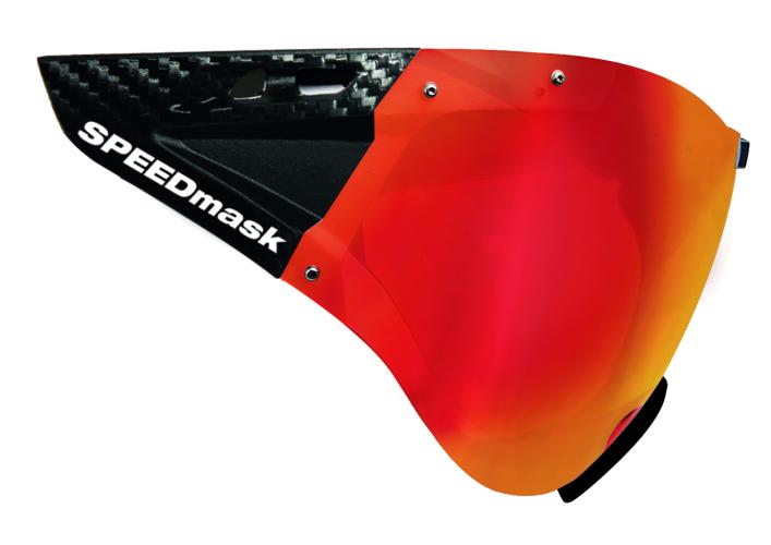 Casco SPEEDmask Carbonic Visier - rot multilayer