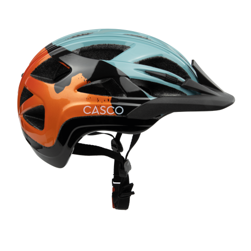 Casco ACTIV NextGen Wyldz Teal Velohelm - petrol orange