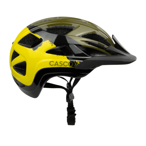 Casco ACTIV NextGen Wyldz Juniper Velohelm - grün-gelb