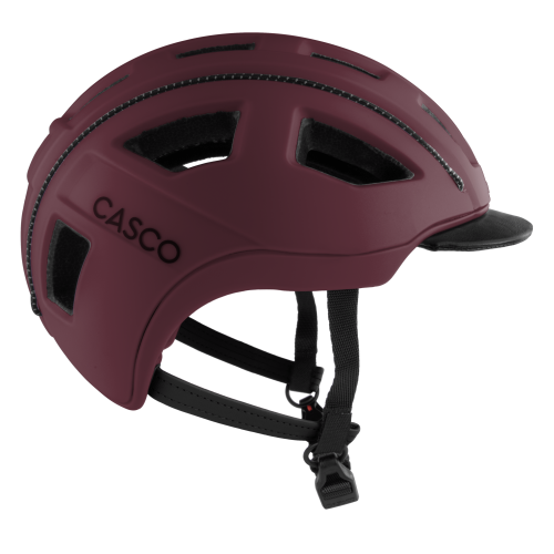 Casco COSMO Air Sterling Sienna Velohelm - weinrot