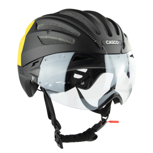 Casco SPEEDairo Nitro Velohelm - shade schwarz gelb
